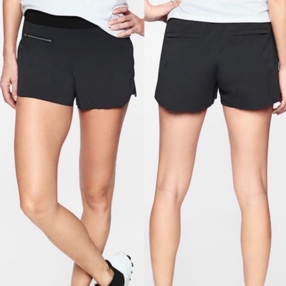 Athleta | Mod Trekkie Shorts | Black | Size 4 - Picture 1 of 5